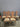 76630 Vintage Wooden Dining Chairs Set with Woven Backrest