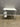 27584 Compact White Metal Desk with Shelves