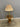 25659 Vintage Lamp Table with Pleated Shade