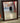 90016 Elegant Dark Wood Framed Mirror