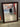 90016 Elegant Dark Wood Framed Mirror