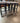 14171 Set of Four Gray Upholstered Bar Stools