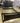76194 Modern Black Wood Bed Frame