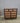 00783 Rustic Brown Wood and Woven Rattan Dresser
