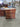 03370 Vintage Wooden Nightstand with Brass Handles
