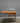 34931 Vintage Wooden Sewing Machine Table with Built-In Sewing Machine