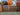 54054 Vintage Wooden Sideboard with Geometric Design
