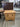 63367 Vintage Wooden Nightstand with Drawer Pulls