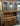 26091 Antique Oak China Cabinet with Glass Doors