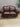 27736 Vintage Leather Loveseat Sofa