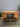 50009 Vintage Oak Wood Desk with Six Drawers