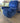 16631 Navy Blue Velvet Recliner Chair