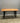 99084 Industrial Wooden (Crate & Barrel) side table with Metal Legs