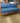 13566 Vintage Blue Upholstered Wood Frame Sofa