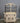 20508 Vintage Wooden Hutch with Iron Rack