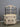 20508 Vintage Wooden Hutch with Iron Rack