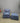 78633 Blue Armchair and Ottoman Set with Nautical Pattern