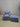 78633 Blue Armchair and Ottoman Set with Nautical Pattern