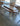 90455 Extendable Oval Dining Table with White Legs