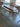 90455 Extendable Oval Dining Table with White Legs