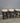 57279 Set of 3 Beige Upholstered Bar Stools