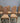 92761 Vintage Cane Back Dining Chairs Set of 6