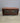 24287 Vintage Wooden TV Stand with Glass Doors