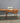 71281 Vintage Wooden Sewing Table with Built-in Sewing Machine