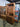 56029 Vintage Wooden Hutch Cabinet