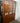 74644 Vintage Wooden Display Cabinet with Glass Doors