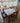 81038 Vintage Wood Dining Table with Chairs