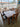 81038 Vintage Wood Dining Table with Chairs