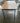 82416 Vintage Wooden Table with Metal Legs