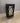 47931 Black Mirrored Accent Cabinet with Lattice Design
