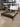 71107 Modern Wood and Upholstered Bed Frame with Decorative Headboard