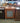 97104 Modern Wood Cabinet with Frosted Glass Panel