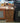 05502 Vintage Wood Nightstand with Two Drawers