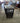 49766 Two-Tier Wicker Drawer Side Table
