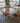 36089 Vintage Wooden Dining Table Set with Chairs