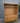 93927 Oak Finish TV Cabinet with Shelves and Doors