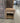 68346 Rustic Wood Side Table with Drawer