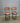 70952 Vintage-Style Brown Bar Stools with Metal Frame