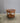 61136 Vintage Wooden Round Side Table