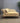 13071 Vintage Beige Chaise Lounge with Scroll Arm