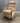 71877 Vintage Recliner Chair with Wooden Armrests
