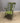 74930 Vintage Green Wooden Rocking Chair
