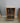 22030 Vintage Wooden Glass Door Cabinet