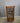 19607 Vintage Oak Display Cabinet with Glass Door