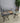 73883 Modern Glass and Metal Coffee Table Set