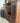 69134-ND Antique Wooden China Cabinet with Glass Doors